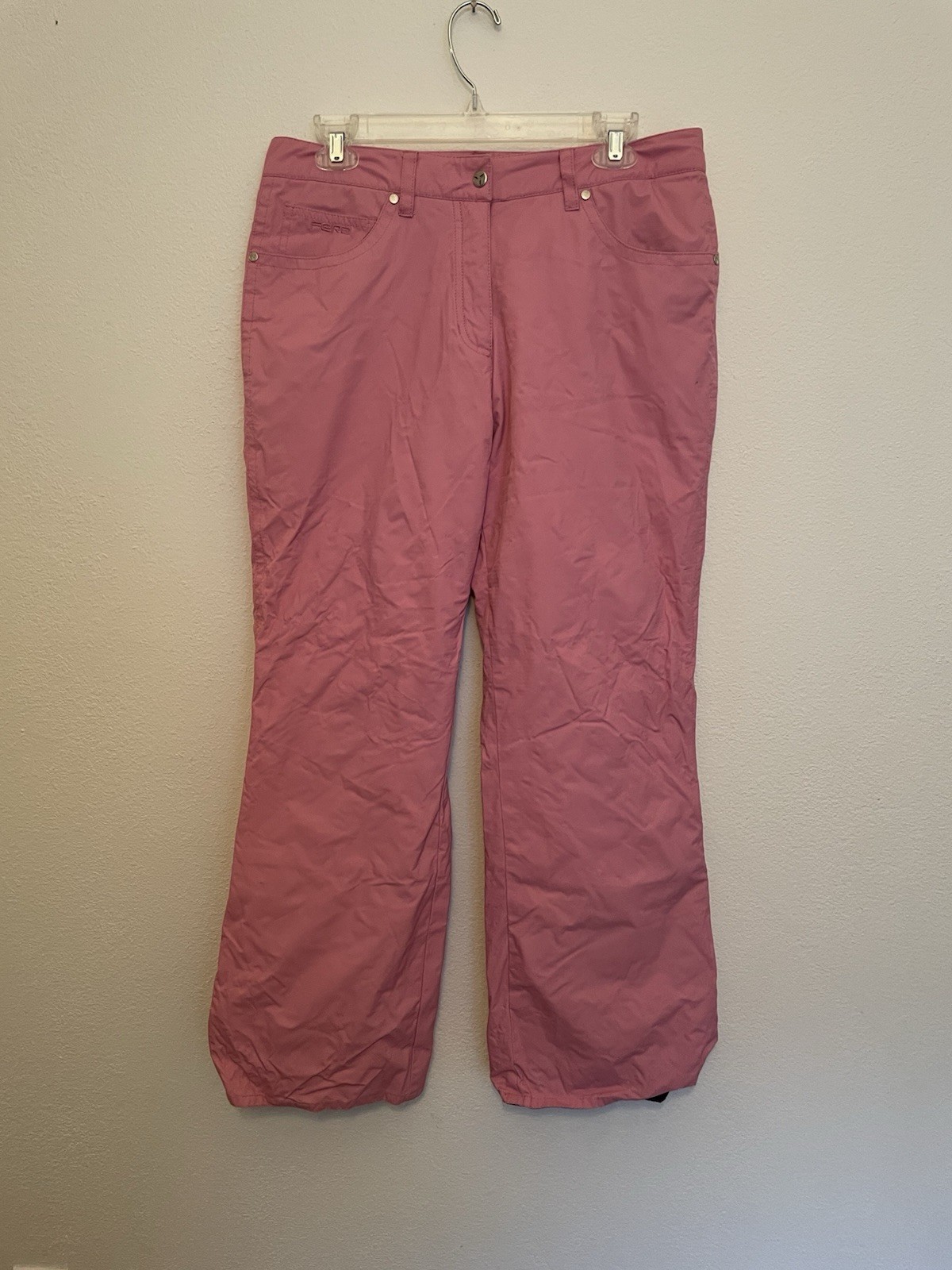 Vintage Fera Women’s Rose Pink Ski Pants Size 10R