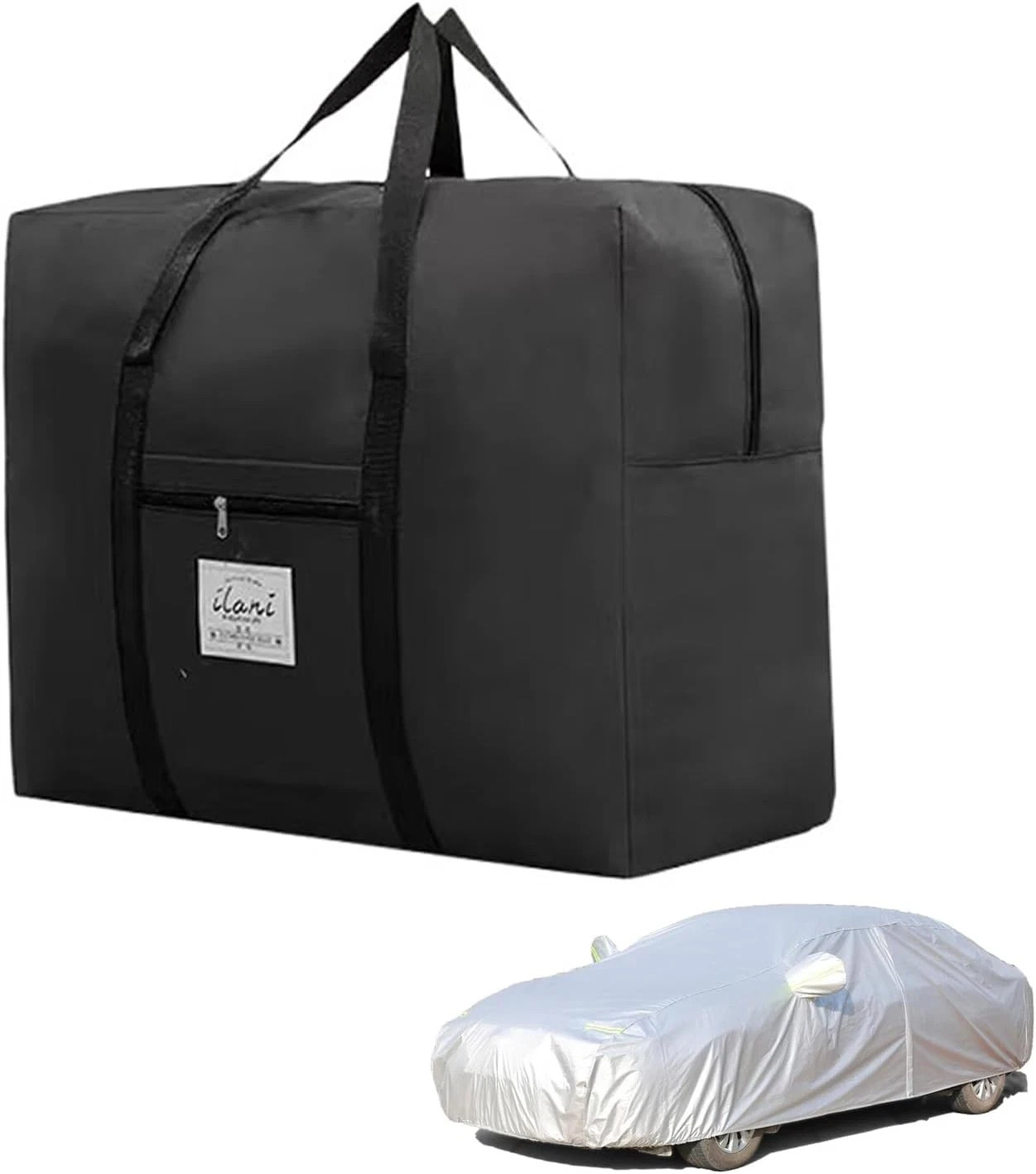 Car Cover Storage Bags (Only Bags，23 X 11.8 X 20 In) Reusable, for All-Weather W