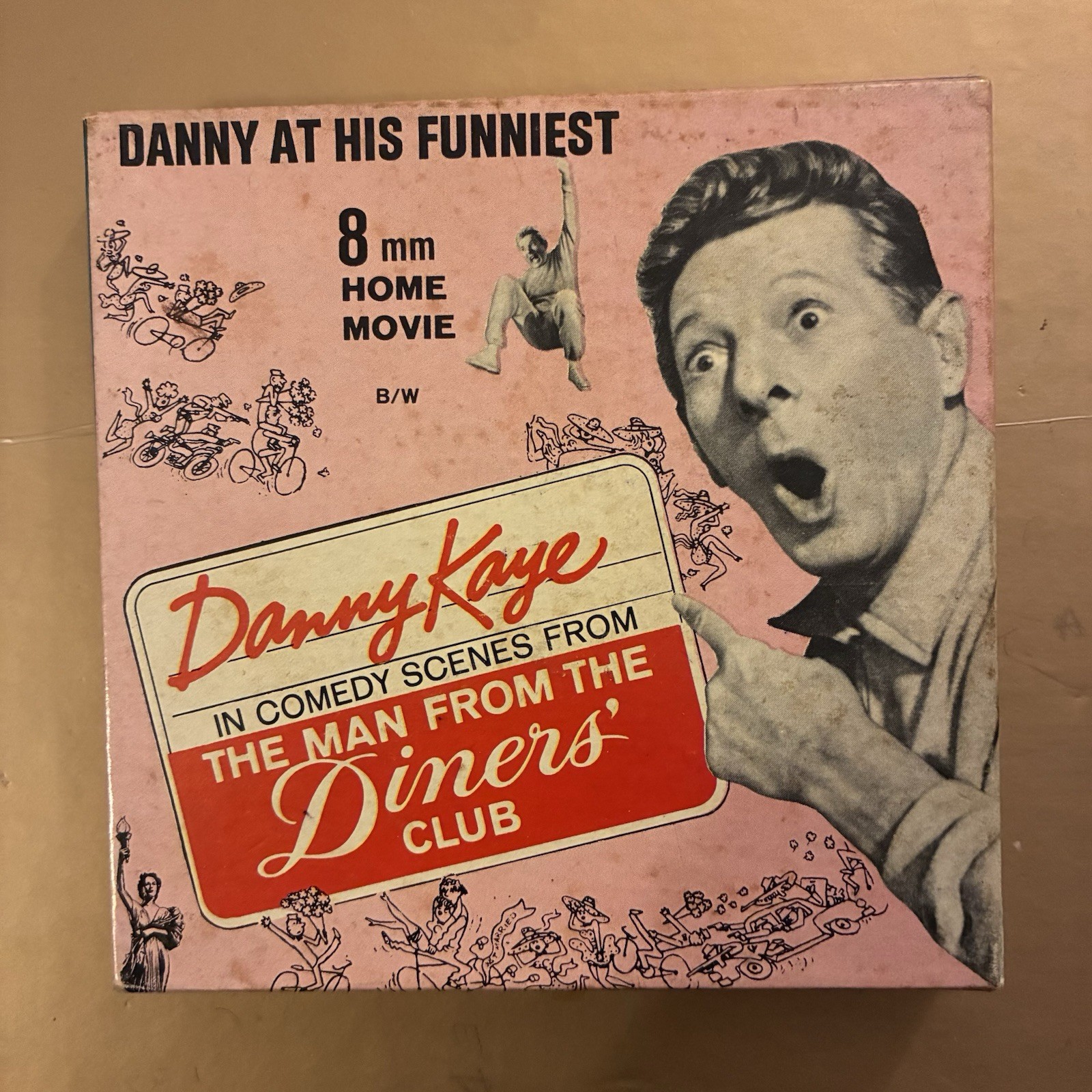 The Man From The Diners Club Danny Kaye 8mm Film Movie Reel B&W