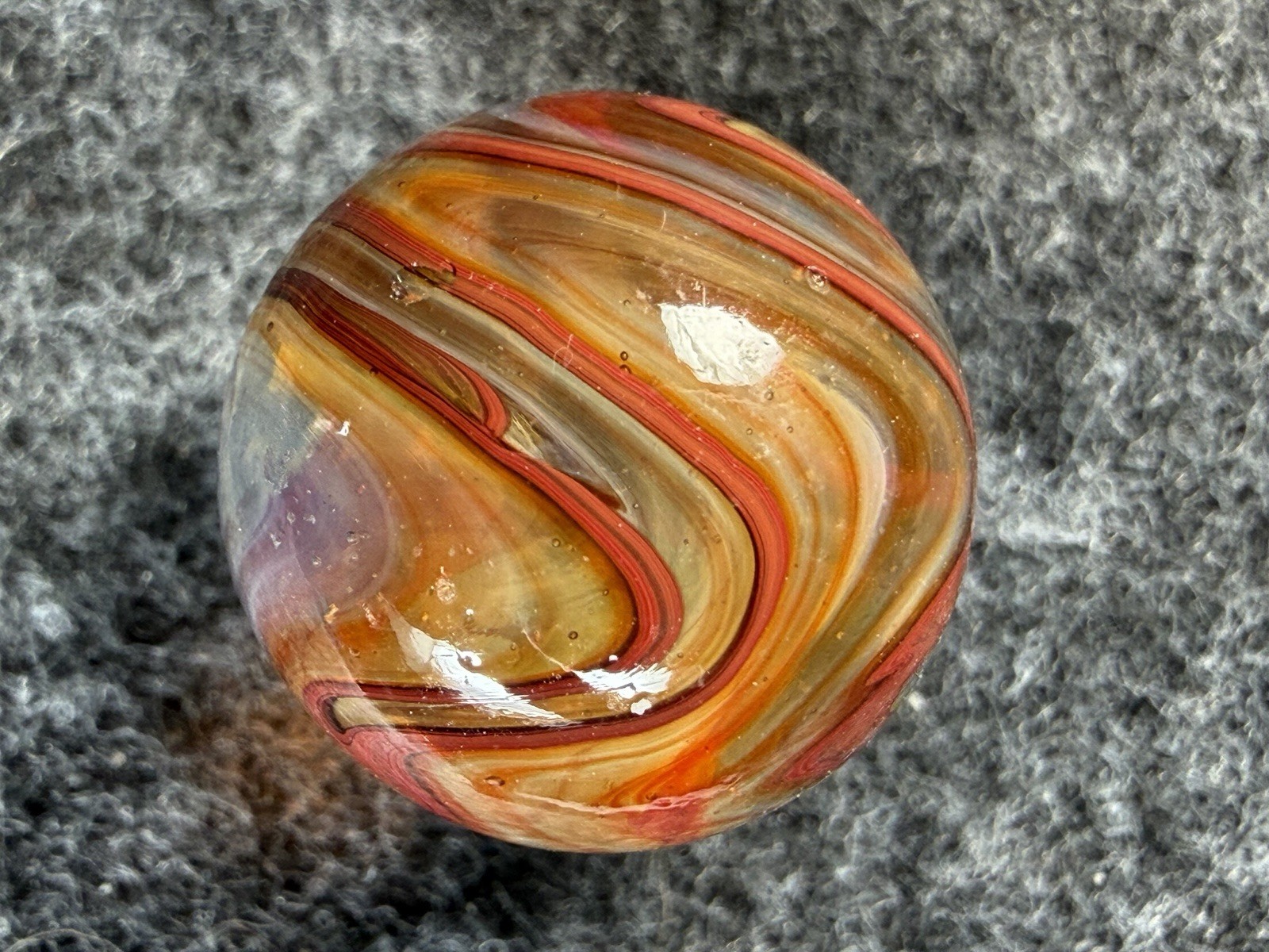 JABO Marbles Contract Run Dynamite Oxblood Swirl. .740