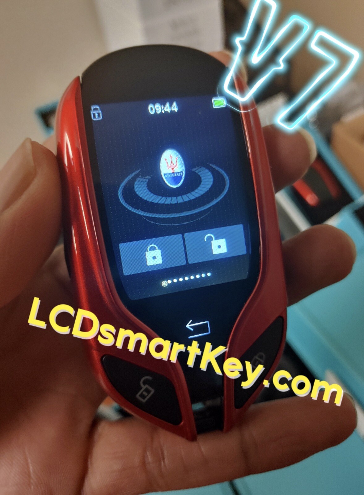 (NEW) V7 LCD Smart Key Maserati JEEP Infiniti Civic Honda BMW DODGE Ram Nissan