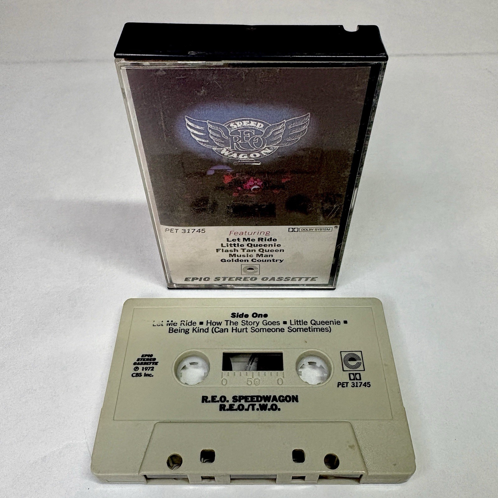 Reo Speedwagon, R.E.O. Two, Music Audio Cassette Tape Rare 1972, Classic Rock