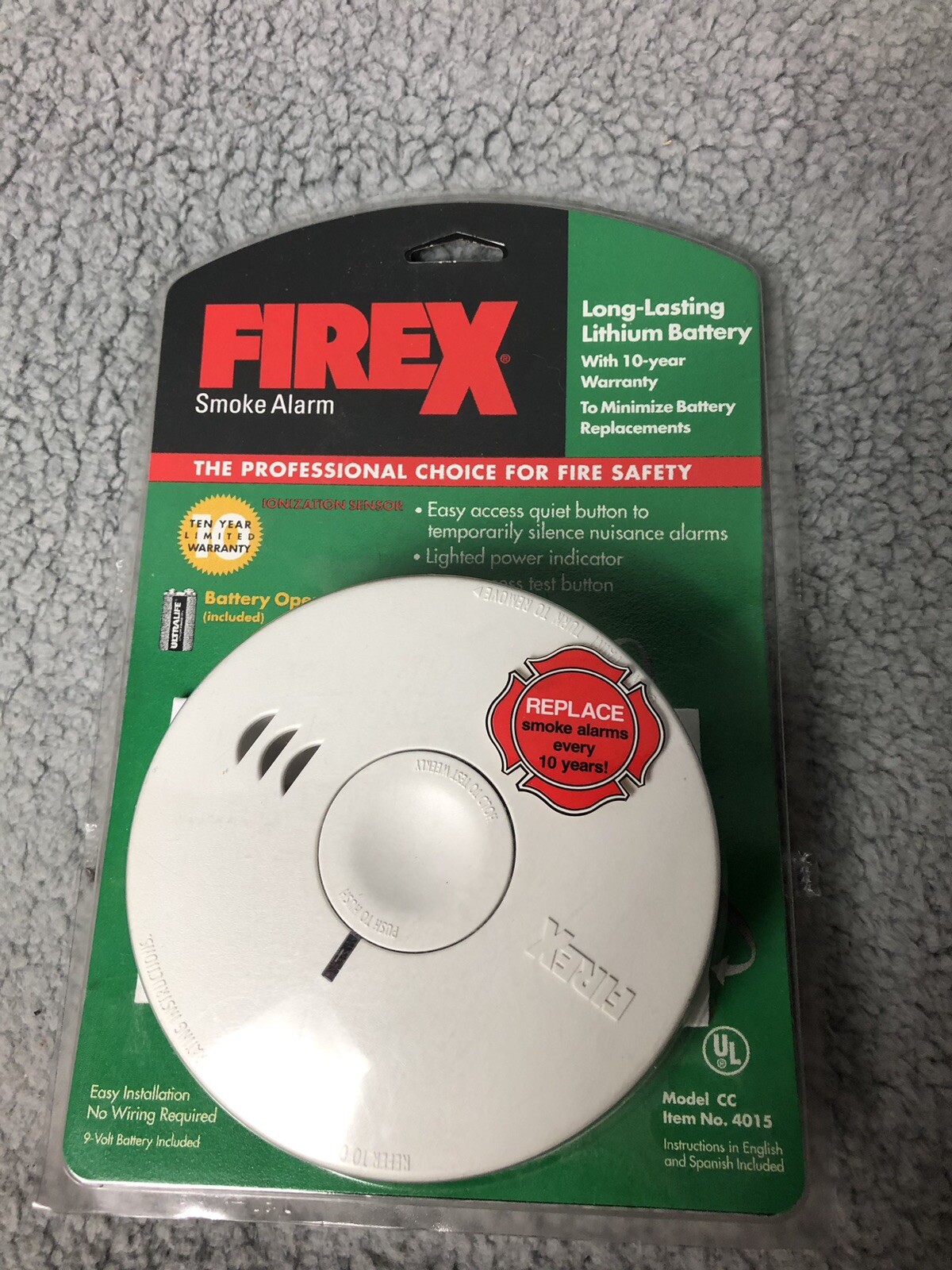 Weird Unusual  9/11 Collectible 2001 FIREX Smoke Alarm manufactured on 9/11/2001