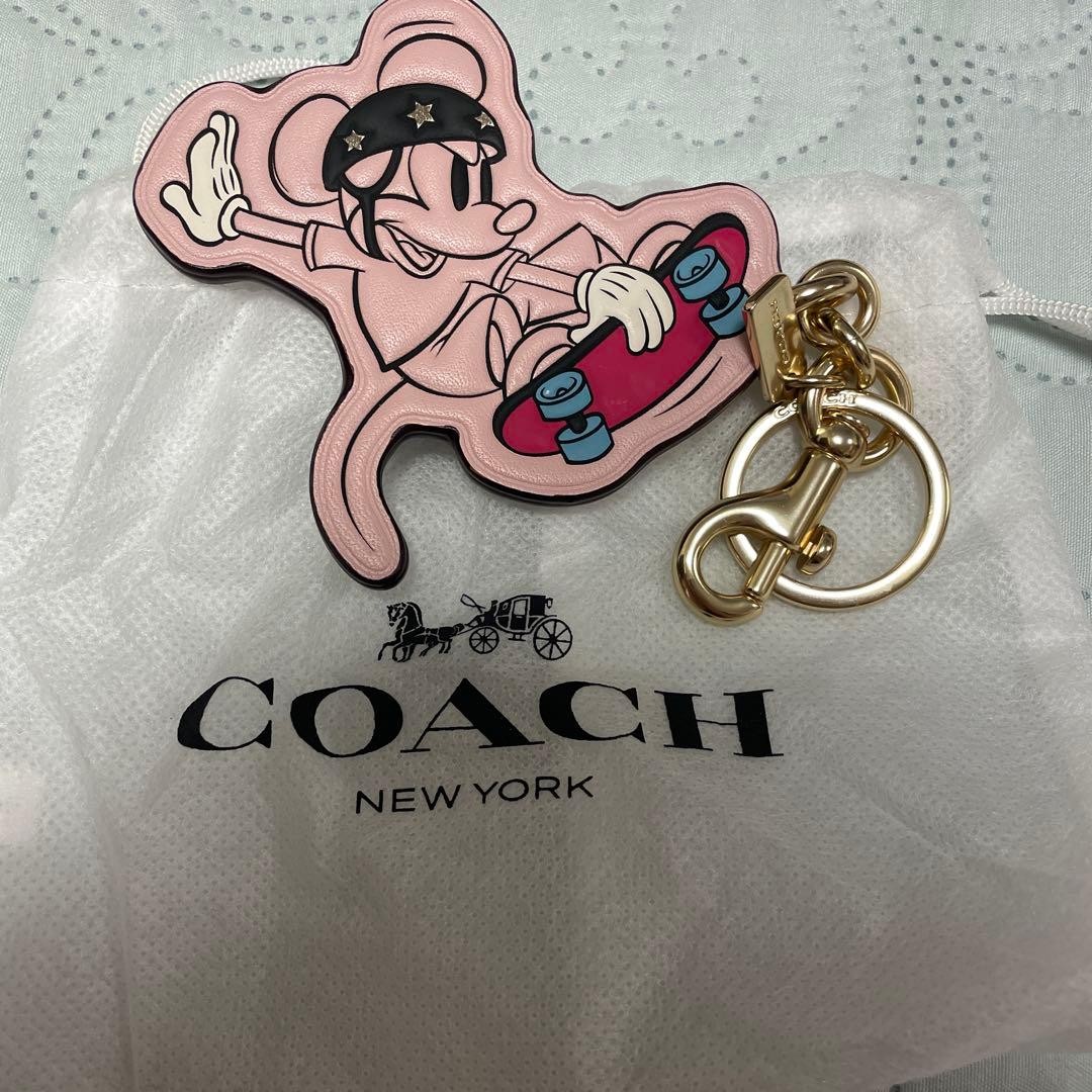 COACH × Disney Limited Edition Skateboard Mickey Keychain
