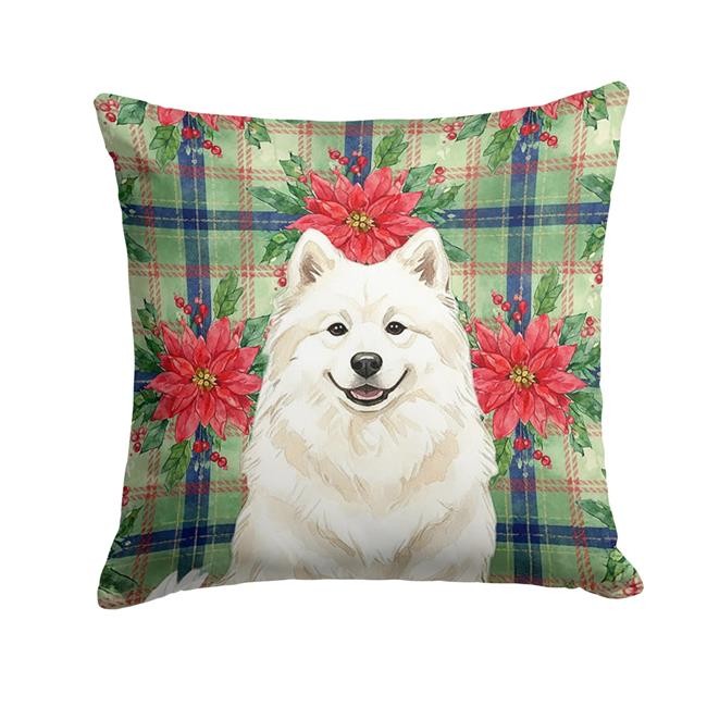Carolines Treasures WDK8798PW1414 Unisex Adult Cream Samoyed Christmas Poinse...