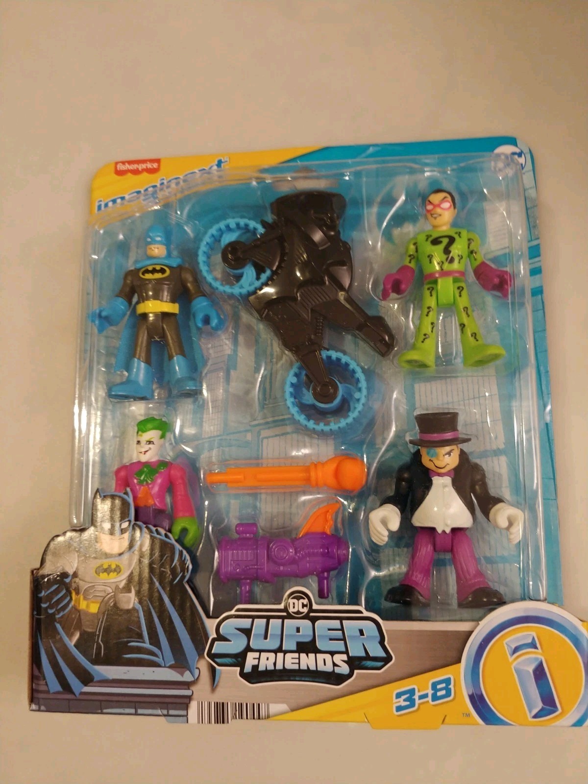 Fisher Price Imaginext DC Super Friends Batman Villians 7 Piece Figure Set New
