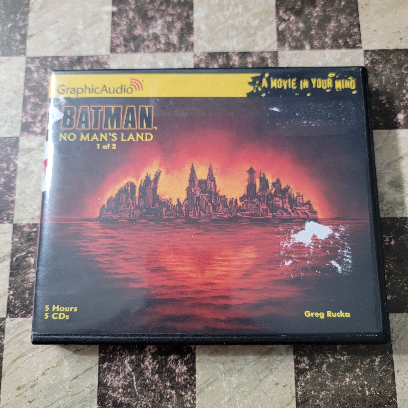 DC Comics No Man's Land 1 of 2 Batman by Greg Rucka Compact Disc Ex-Library 