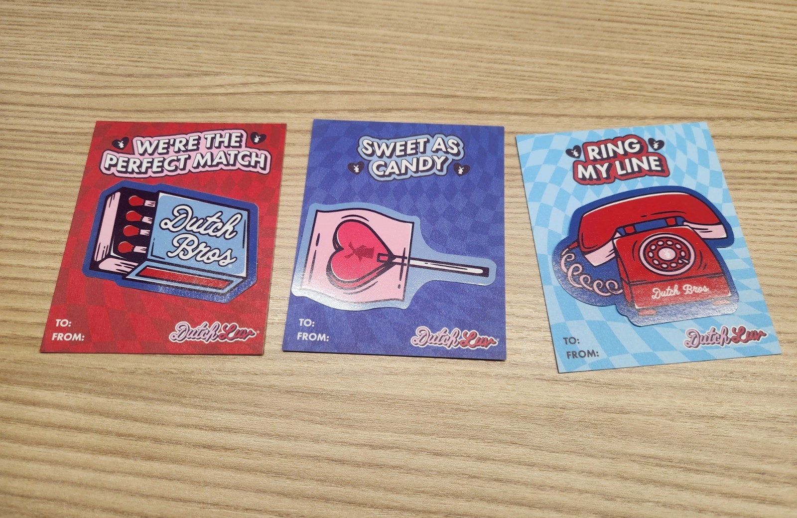 DUTCH BROS FEBRUARY 12 2026 BONUS VALENTINE DAY DROP SET OF 3!!!