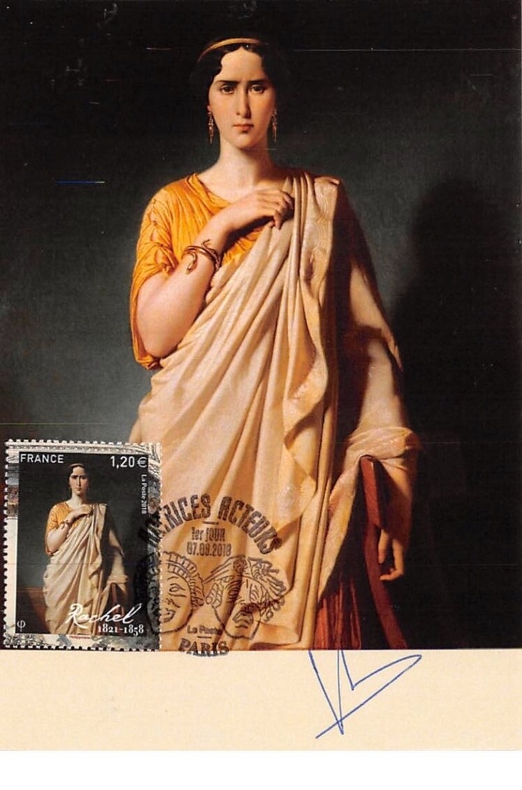 France. Maximum Card. No. 207475. 7/09/2018. Paris Cachet. Actresses And Actors