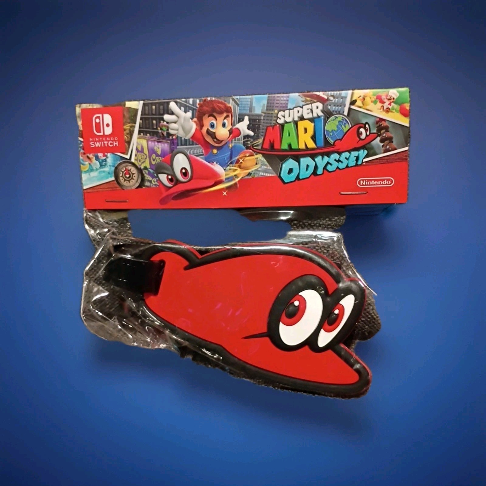 Authentic Nintendo Switch Super Mario Odyssey Cappy Luggage tags, new,sealed