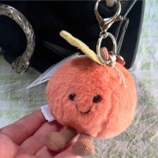 Jelly Amuseables Peach Bag Charm Soft Plush Toy Keychain Cat Christmas Gift