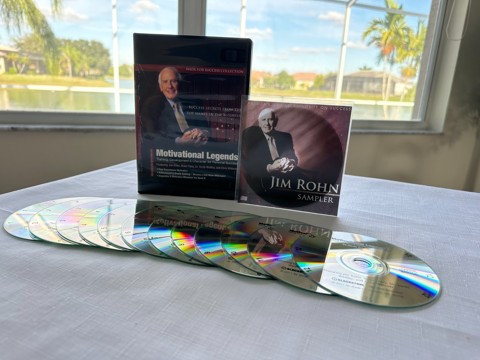 MOTIVATIONAL BUSINESS LEGENDS SUCCESS BOX SET BY JIM ROHN, TRACY & MORE- 13 CDS!