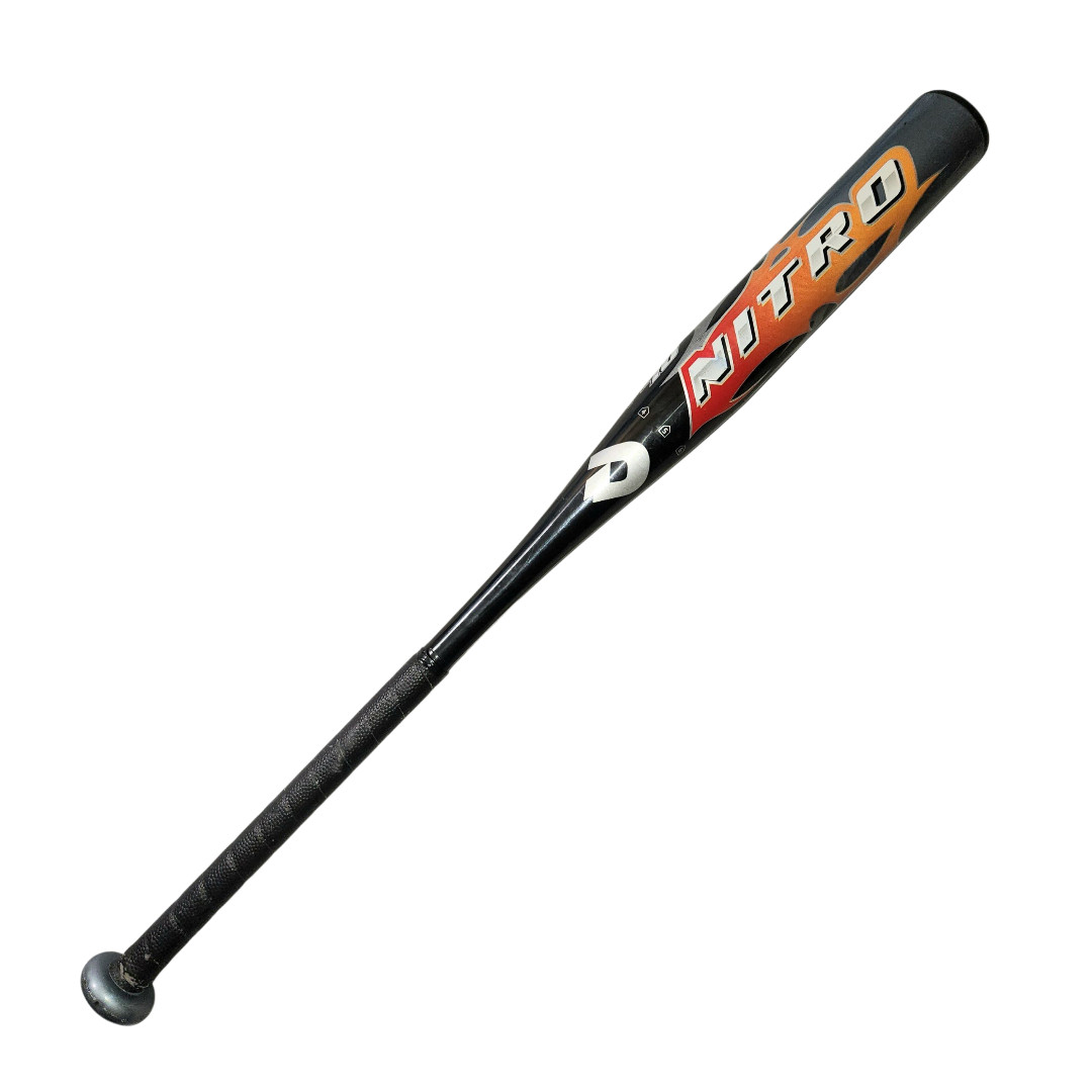 DeMarini Nitro Youth Baseball Bat 30 in 20 oz Drop -10 Black With Flames NTO-7