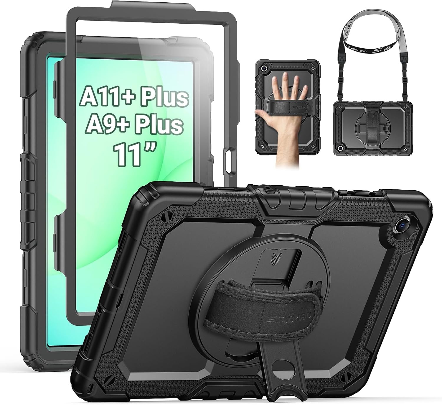 Case for Samsung Galaxy Tab A11+ Plus 11" 2026, Heavy Duty Shockproof Case