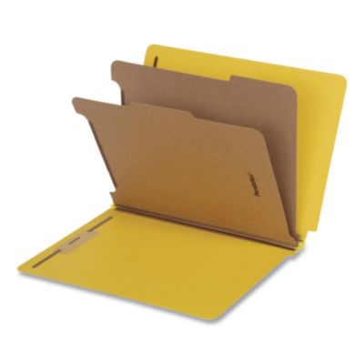 Esselte 1006949 Heavy-duty Pressboard End Tab Classification Folders, Expands