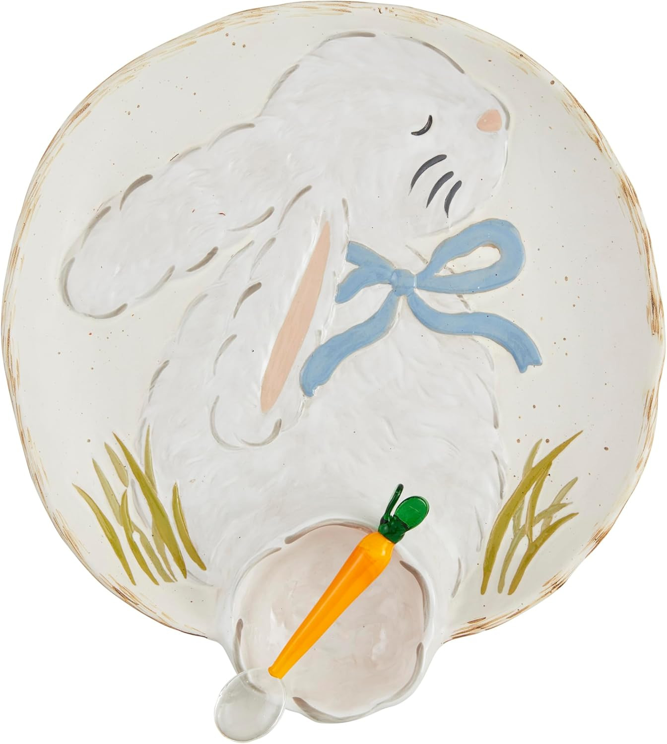 Bunny Chip and Dip; Server 1 3/4" X 12" Dia | Spoon 5"