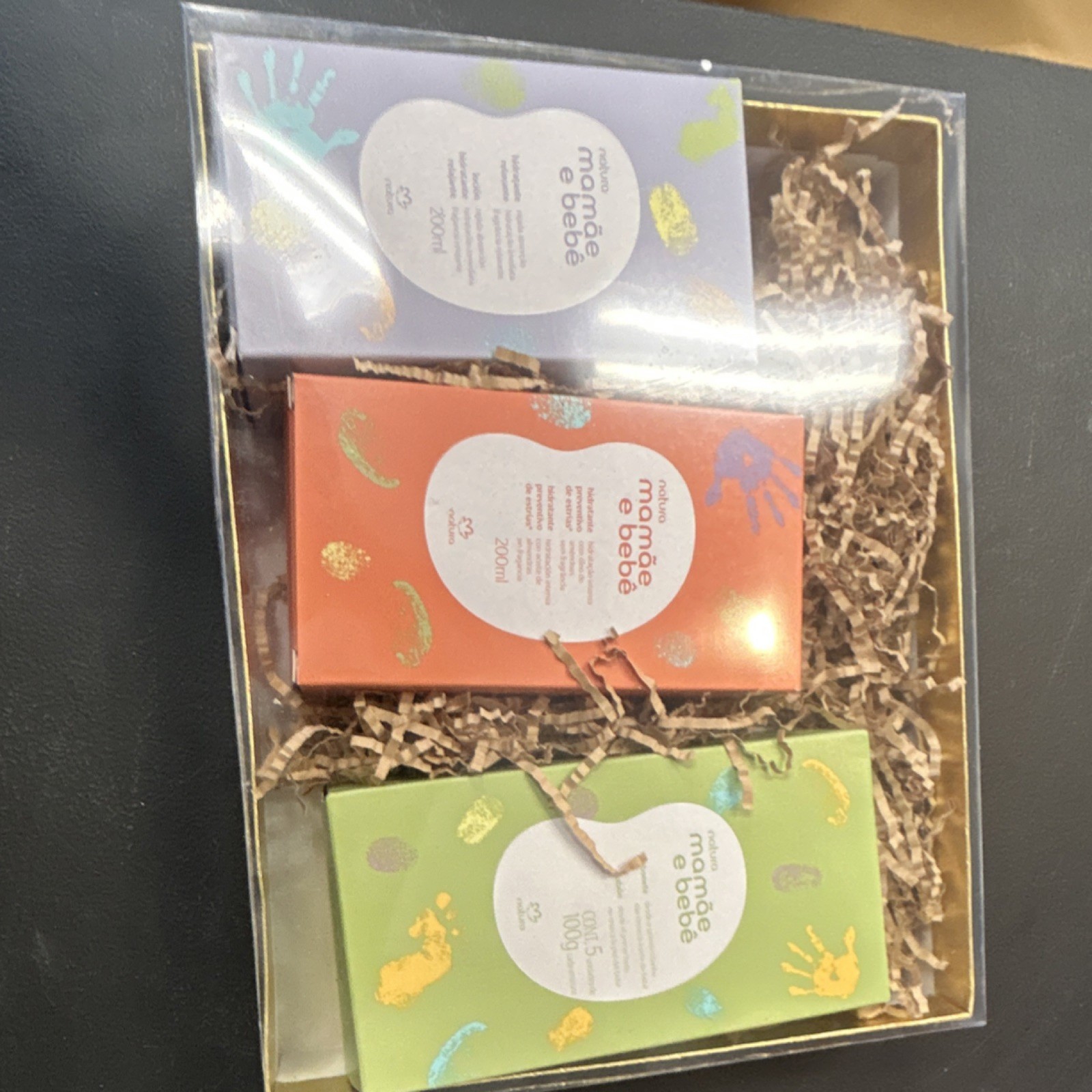 Natura mamãe e bebê Skin Care Set Unisex Kids 3 Piece Gift Box