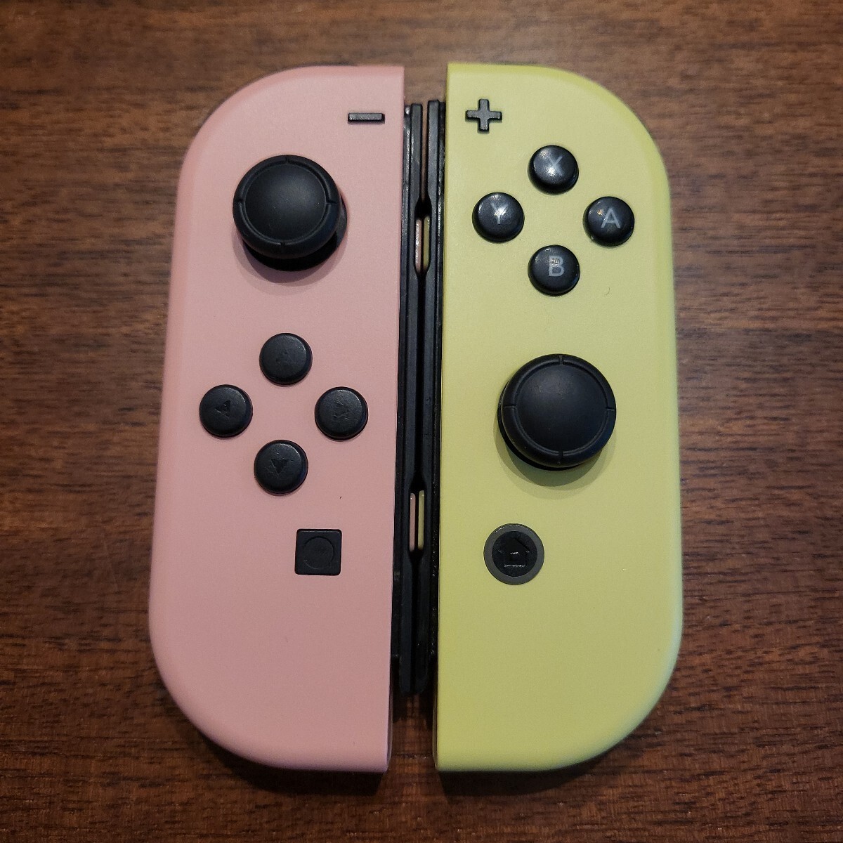 Nintendo Switch Joy Con Pastel Pink Neon Yellow Tested