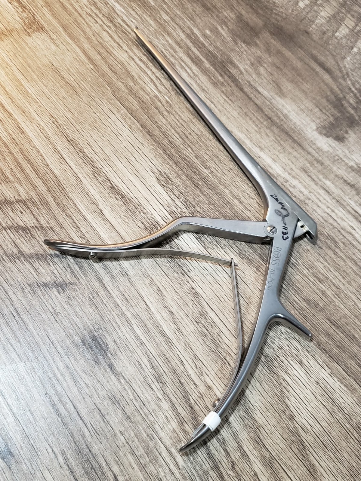 Kerrison Rongeur, Spurling, 8″ (200mm) 2mm, 40° up Stainless Steel