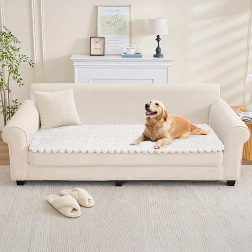 Couch Cover for Dogs, Non Slip Fuzzy Pet Couch Covers for Sofa,Pet Friendly 
