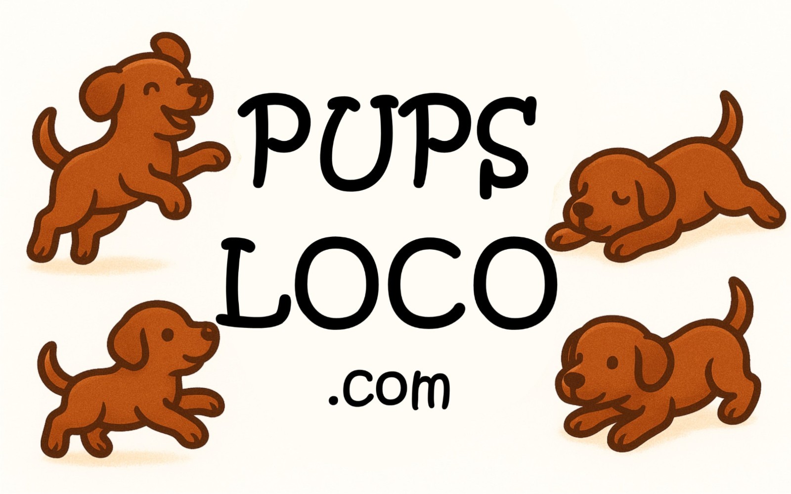 PupsLoco.com Premium Brandable Domain Name For Sale