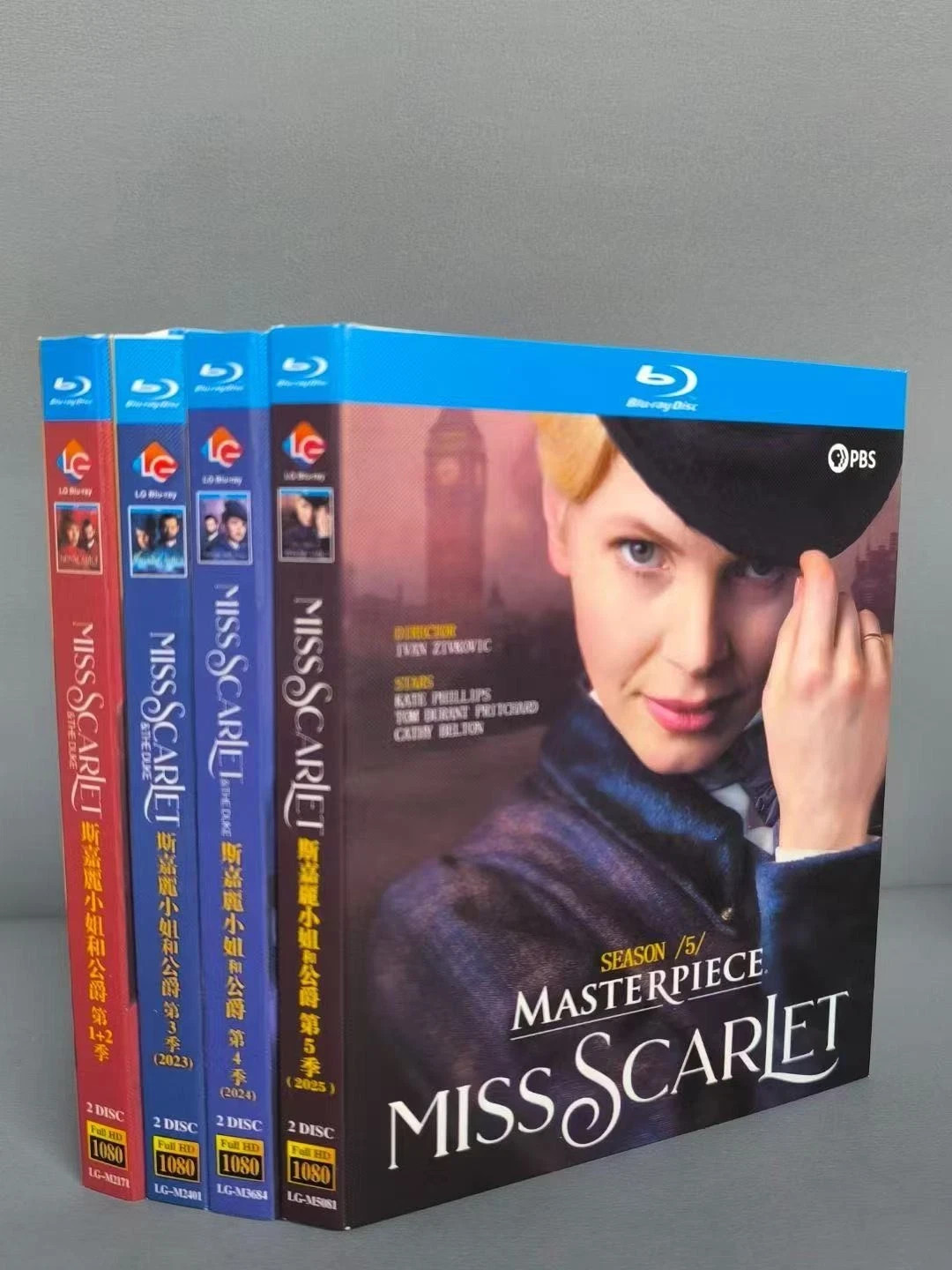 Miss Scarlet Season 1-5 (2025)   Series  8-Discs