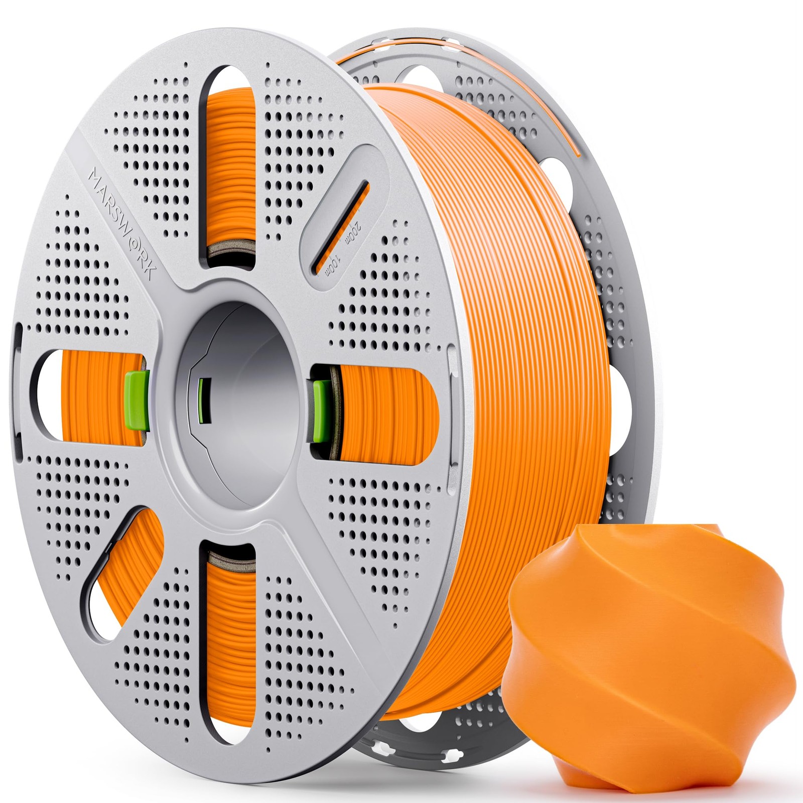 3D Printer Filament PLA 1.75mm 1kg Compatible with Bambu Lab Pumpkin Orange