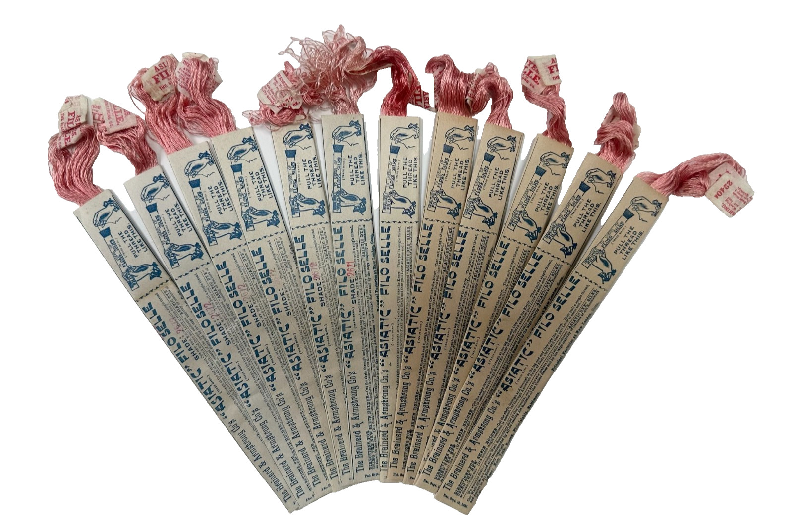 BRAINERD-ARMSTRONG Silk Asiatic Filo Selle 12 Skeins - PINKS