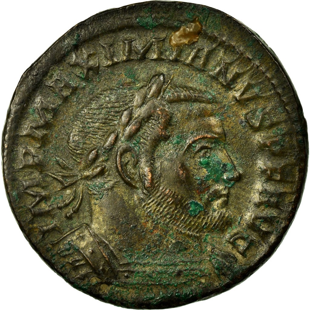 [#65150] Maximianus, Follis, Copper, AU(55-58), Cohen:159