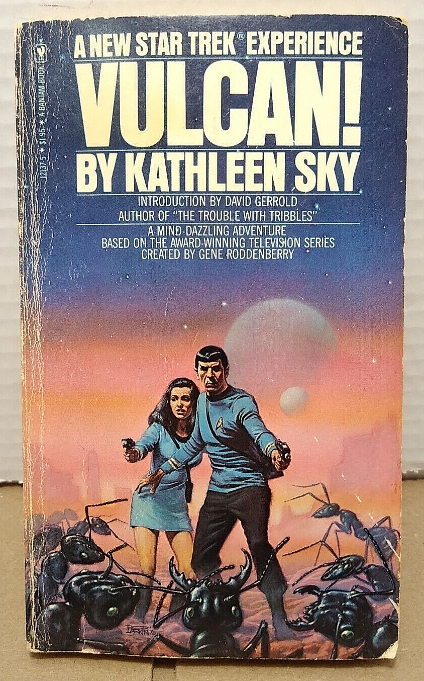 Vulcan! by Kathleen Sky - 1978 - 2nd Printing Star Trek Vintage Paperback