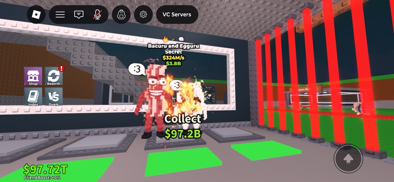 Roblox Secret Asset Bacuru & Egguru Virtual Game Collectibles steel a brainrot￼