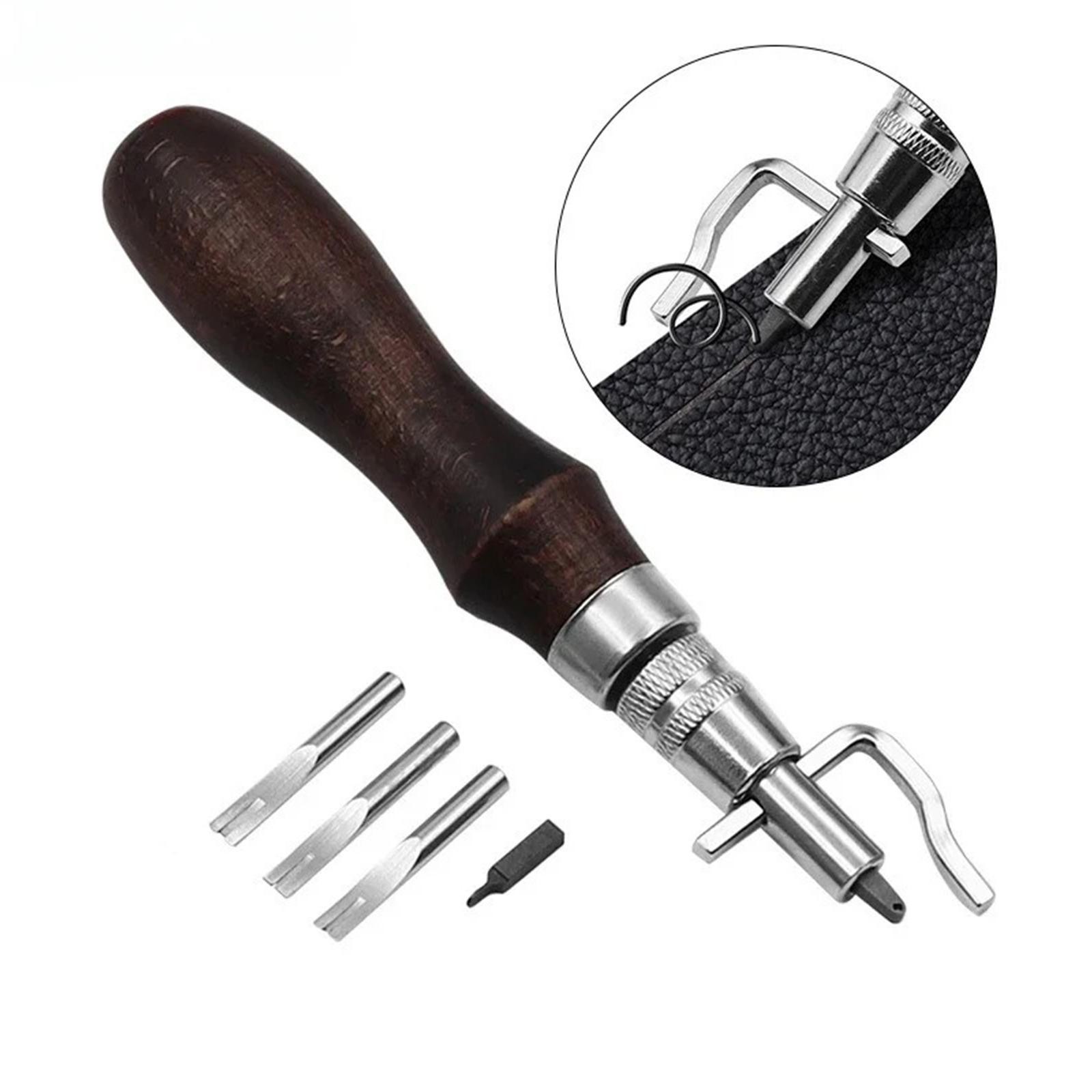 7 in 1 Leather Groover Tool Durability Premium Sturdy Portable Easy to Use