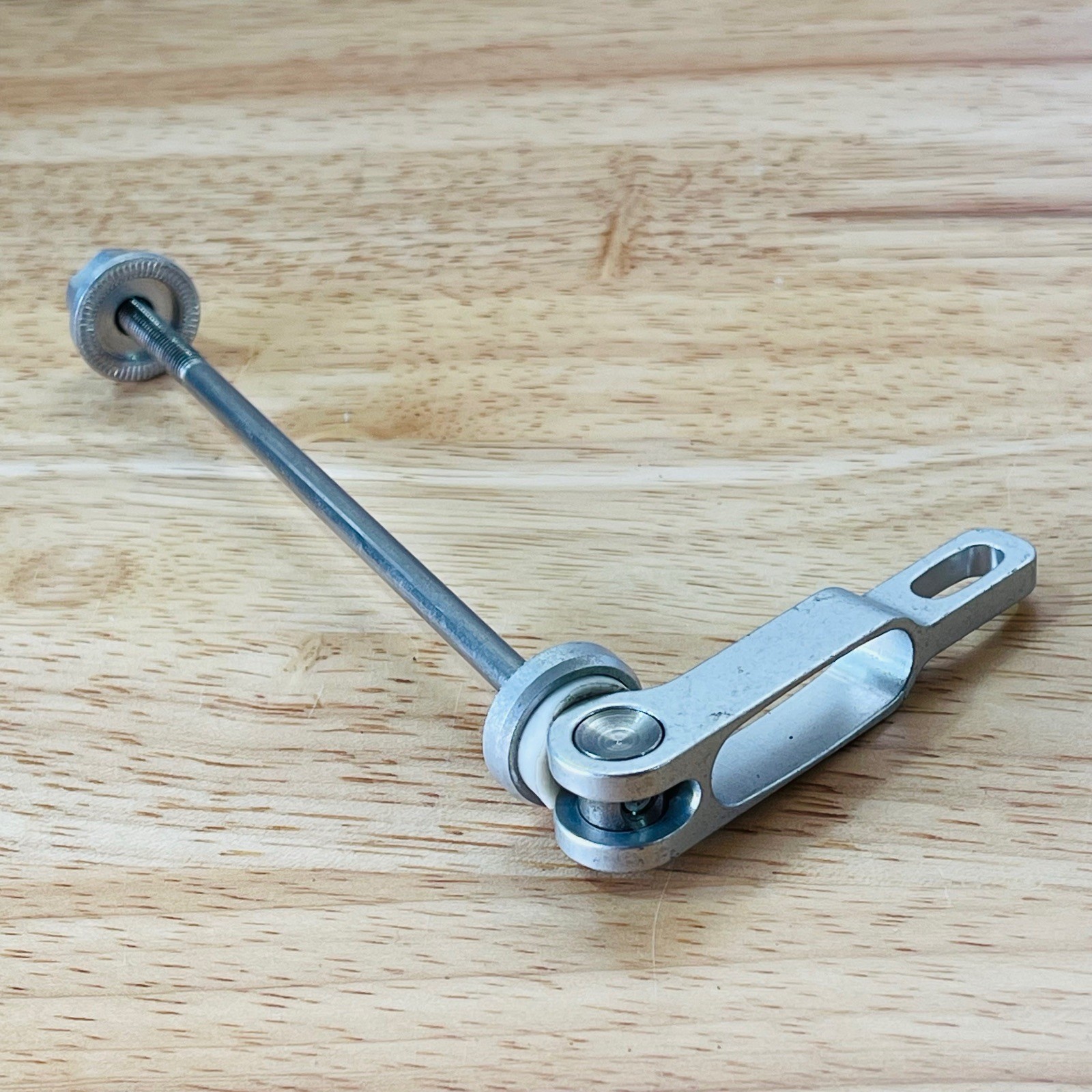 Titanium Axle Front Quick Release Skewer 100mm Silver Hollow Handle 40g