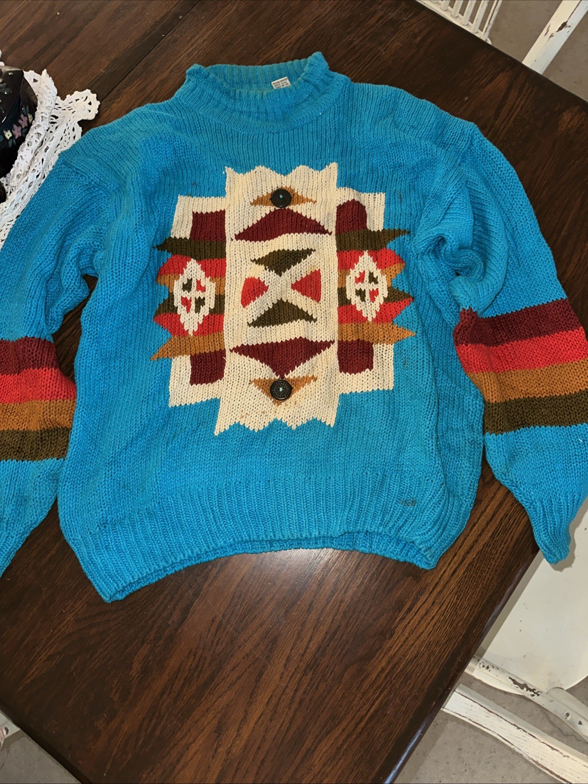 Women’s Vintage Western Aztec sweater