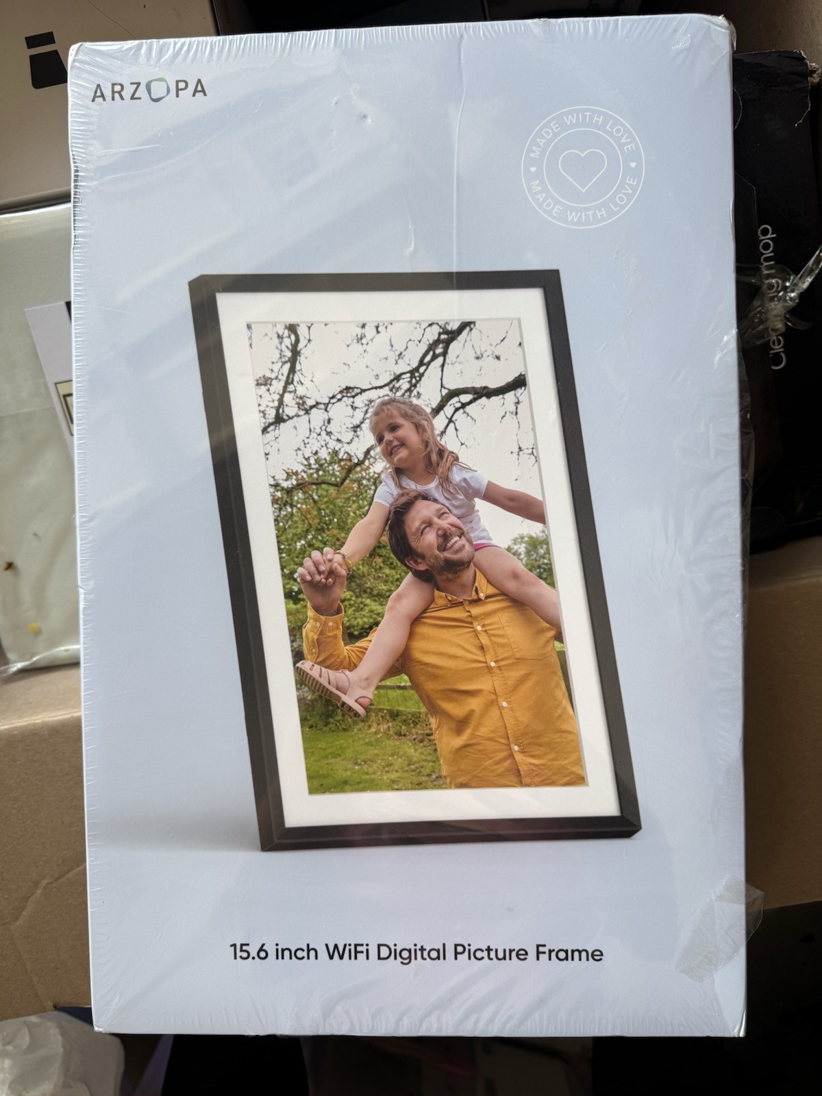 ARZOPA 15.6 Inch Wi-Fi Wireless Digital Photo Frame Black 15.6 Inch Screen