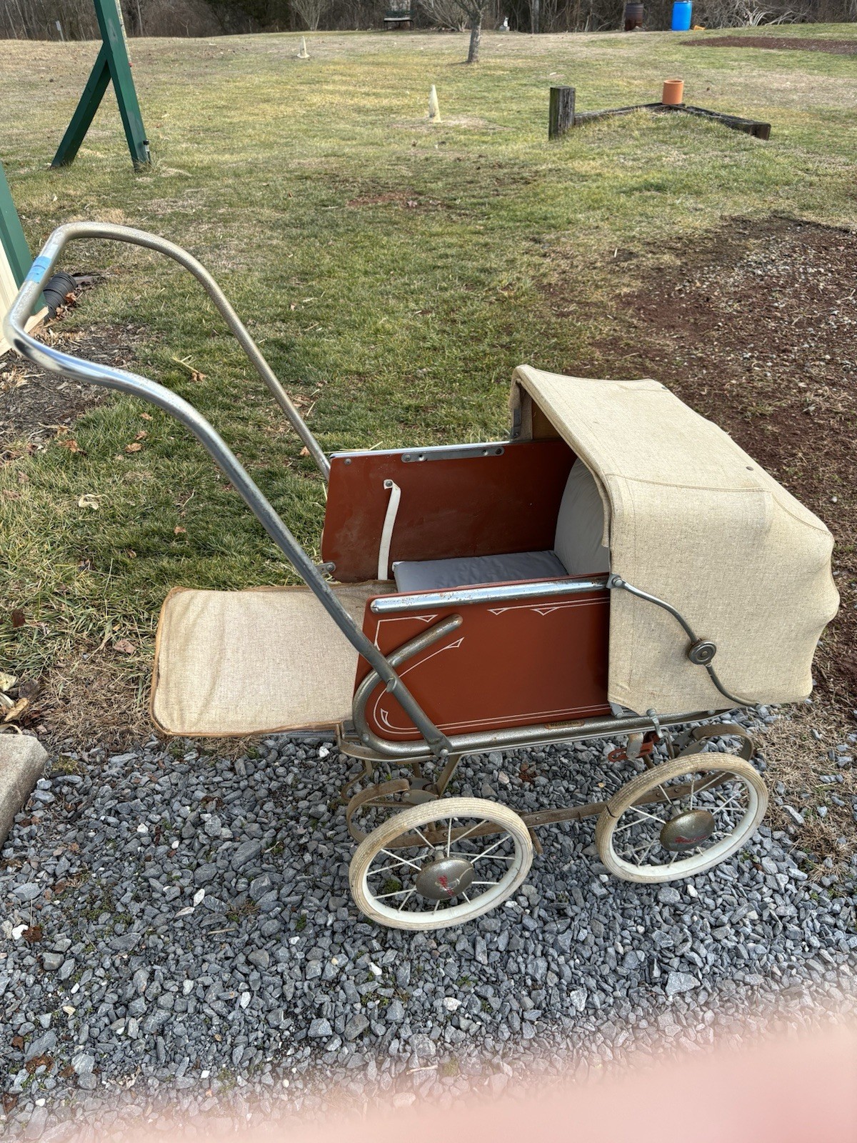 1920’s Vintage Baby Stroller Buggy Made By Hedstorm Pre Owned