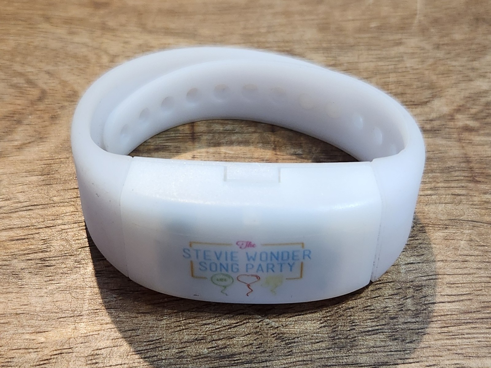 Stevie Wonder Song Party Las Vegas 2018 LED Light Up Memorobilia Wristband