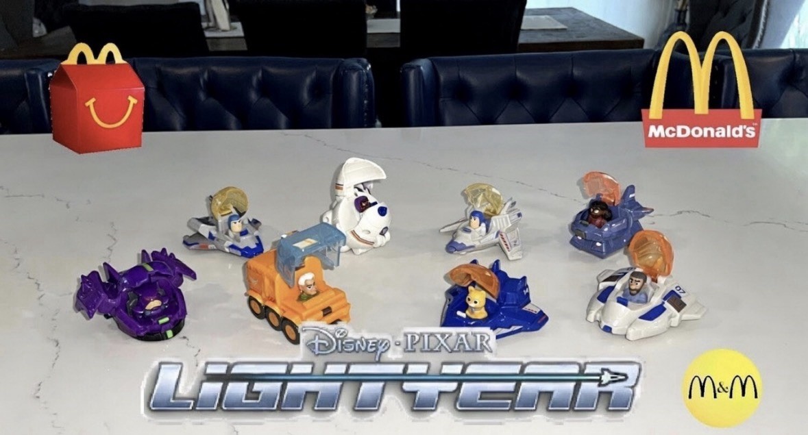 Disney 2022 McDonald’s Lightyear Buzz Toy Story Happy Meal Toys Complete Set