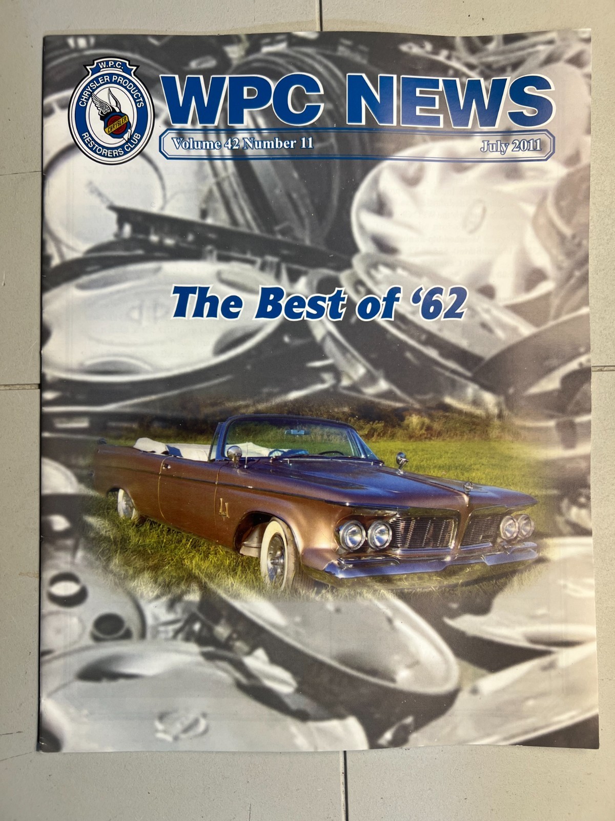 WPC News Club Magazine Vol. 42 No. 11 July 2011 The Best of '62