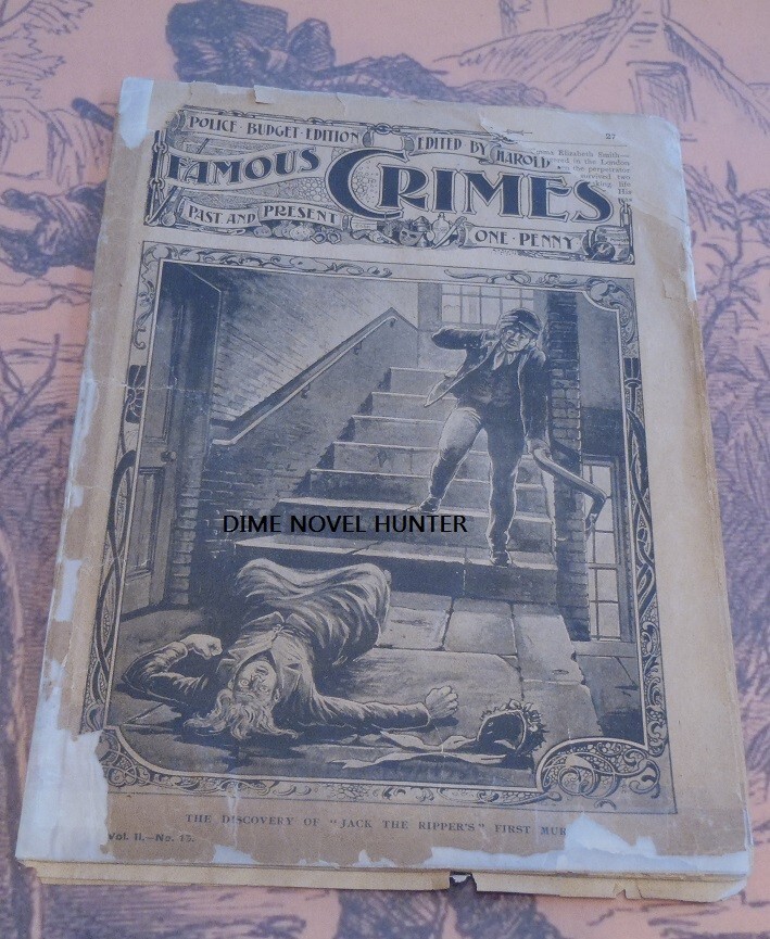 JACK THE RIPPER POLICE BUDGET FAMOUS CRIMES HAROLD FURNISS #15 PENNY DREADFUL