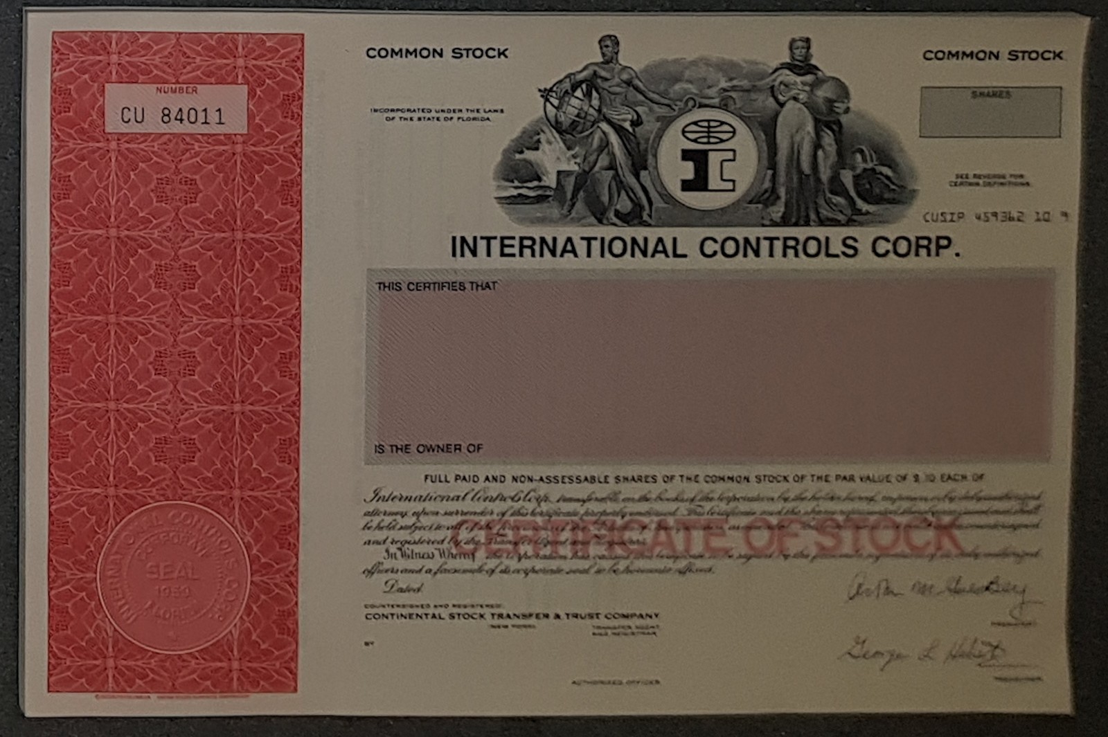 45 X International Controls Corp. blankets