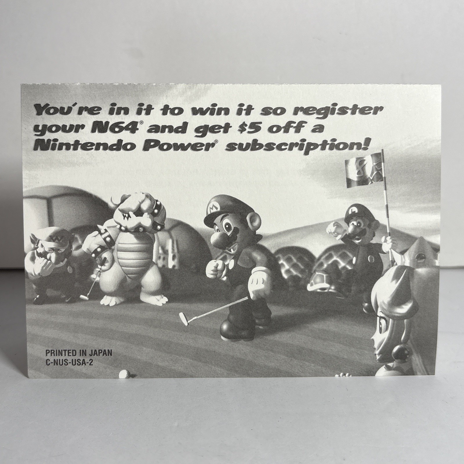 Nintendo 64 Nintendo Power Promo Insert C-NUS-USA-2