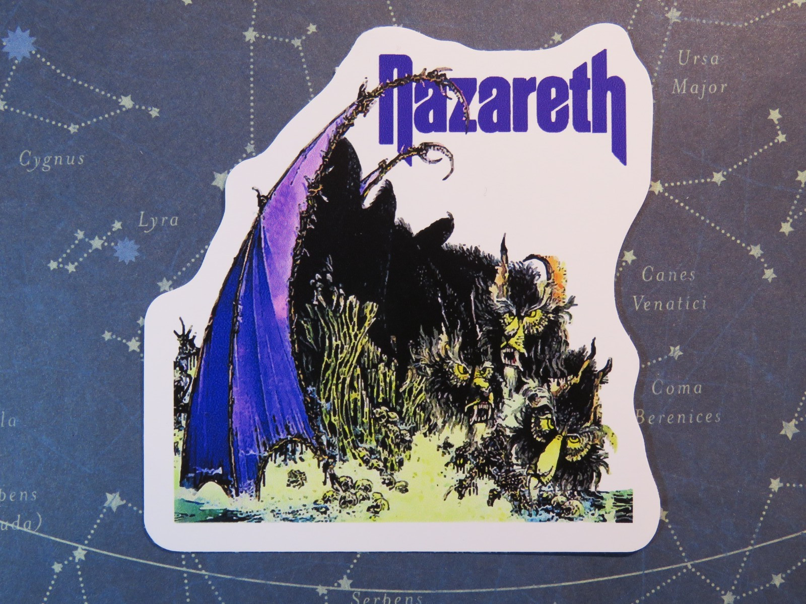 3.5" Music Sticker NAZARETH: Scottish Hard Rock Metal Blues Band Formed in 1968