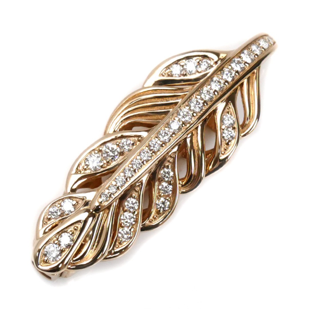 Yuki Zaki K18PG Pink Gold Yobiko Diamond Pendant Top W50292.12.22.5 Used KOER-0