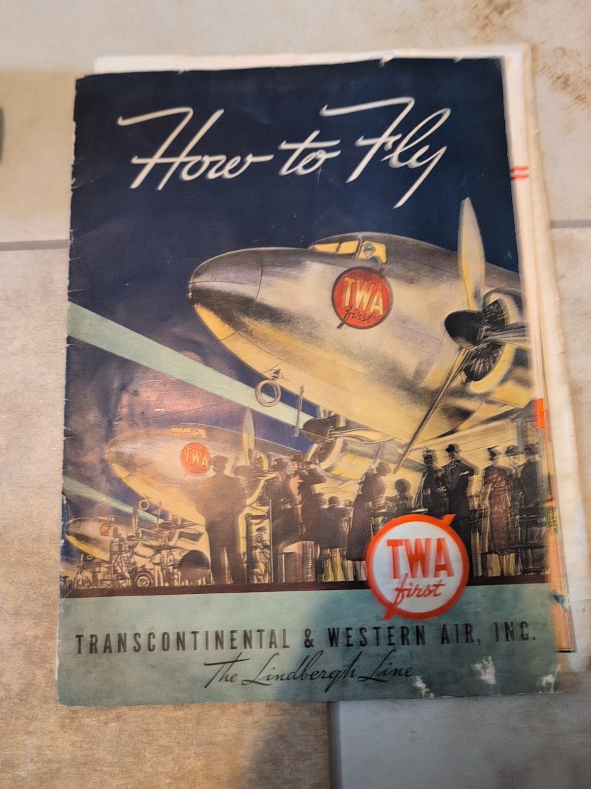 TWA.   - HOW TO FLY 1937