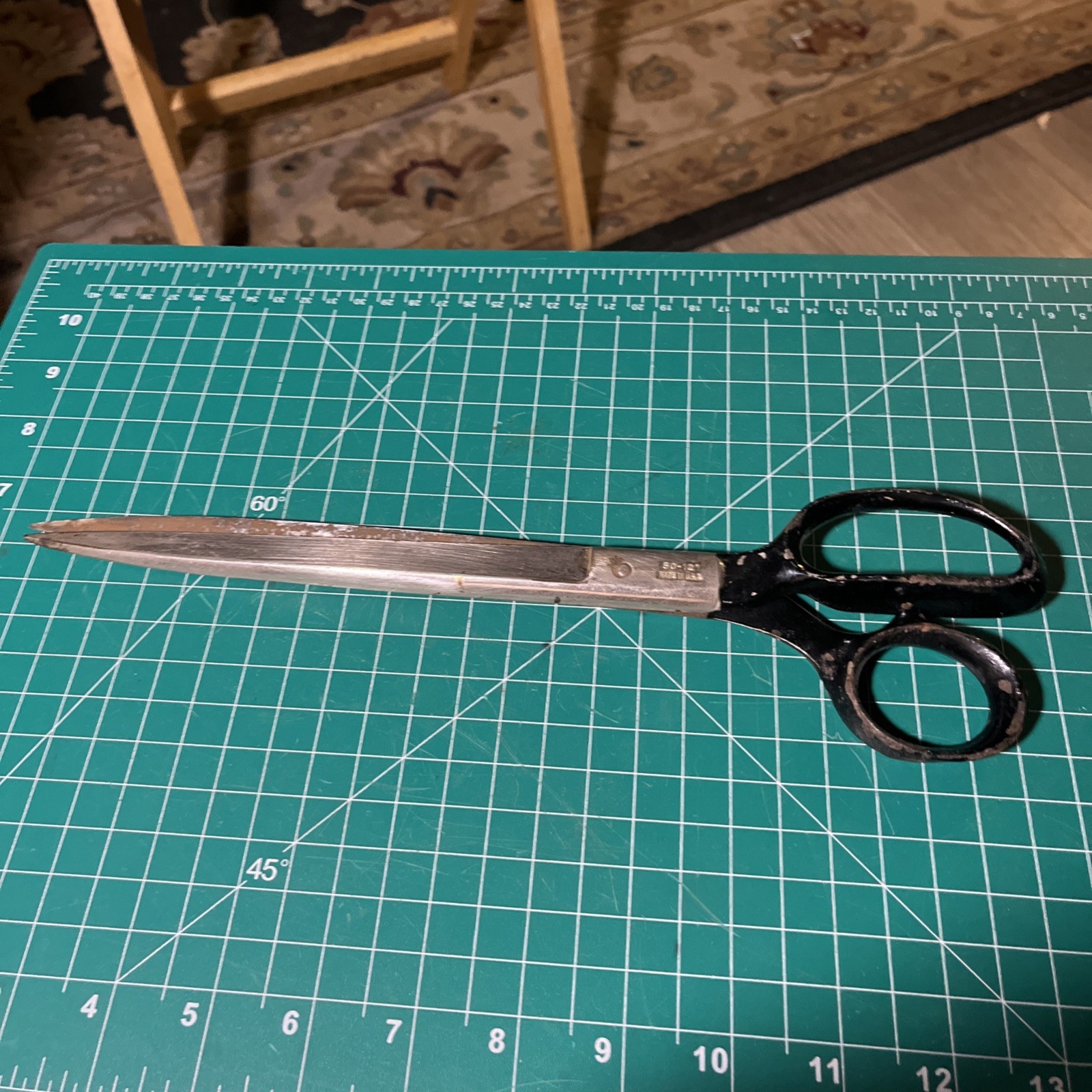 Vintage I.P. Hyde Southbridge Mass 50-12" USA Scissors Shears