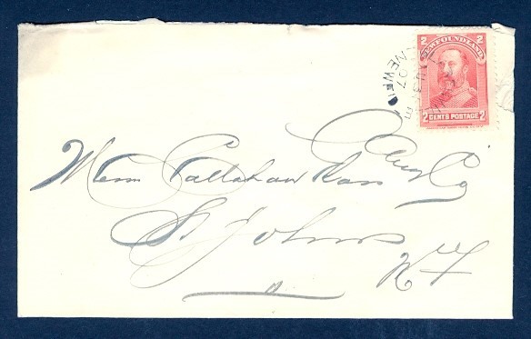 NEWFOUNDLAND CLARENVILLE/AU 31/07 SPLIT CIRCLE TO ST JOHN'S