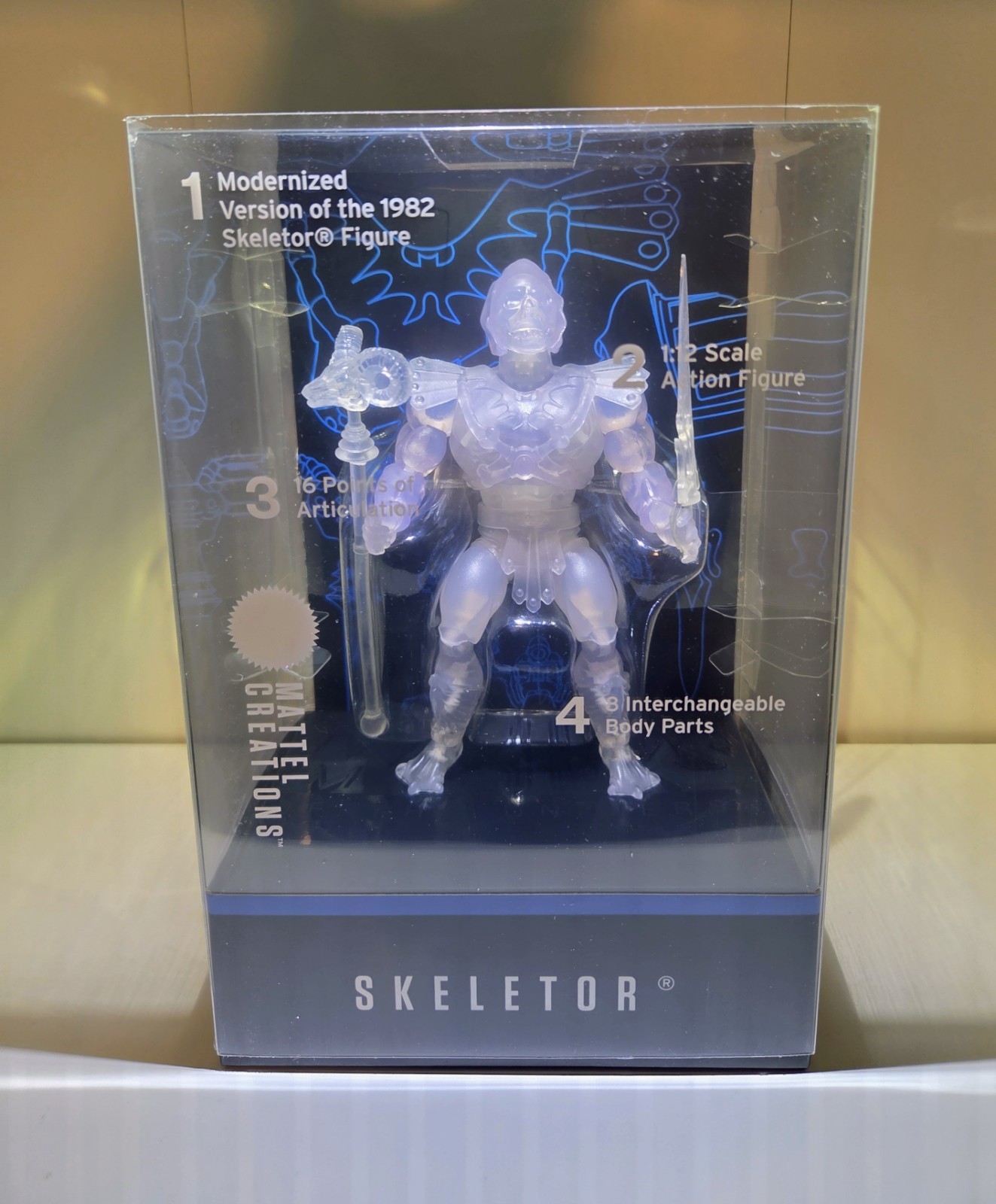 Masters Of The Universe Mattel Creations Crystal Skeletor