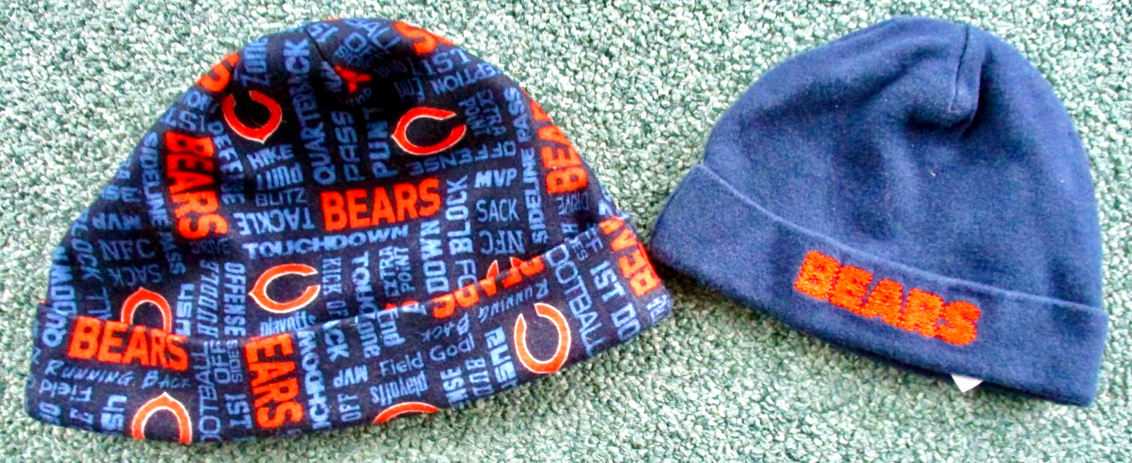 Chicago Bear Hats for baby 0-3mo & 0-6mo