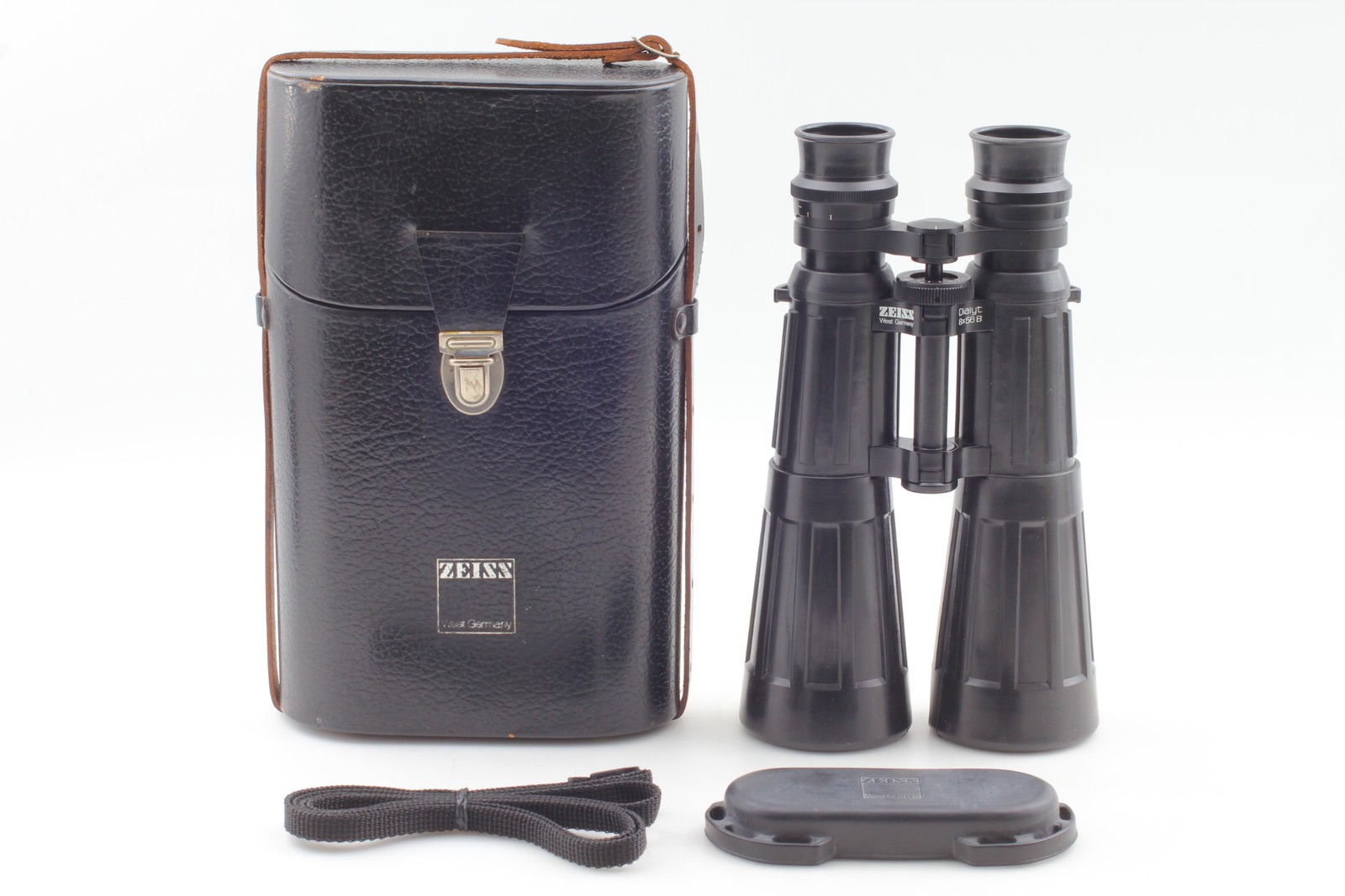 [ Exc+5 w/ Case ] Zeiss Dialyt 8x56 B T* Model GA Binoculars West Germany JAPAN